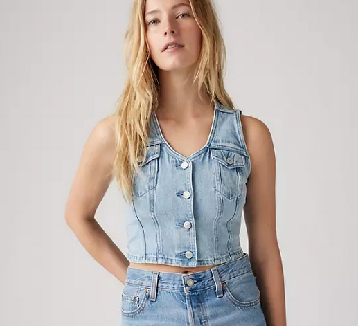 Levis bella denim corset i will Levis bella denim corset i will